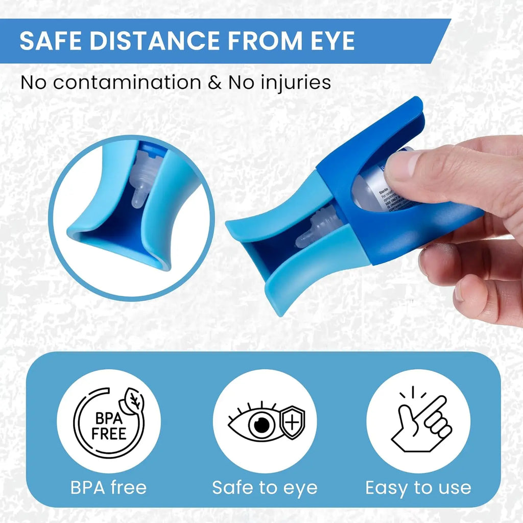 Eye Drop Applicator – No-Mess, No-Touch Eye Drop Guide