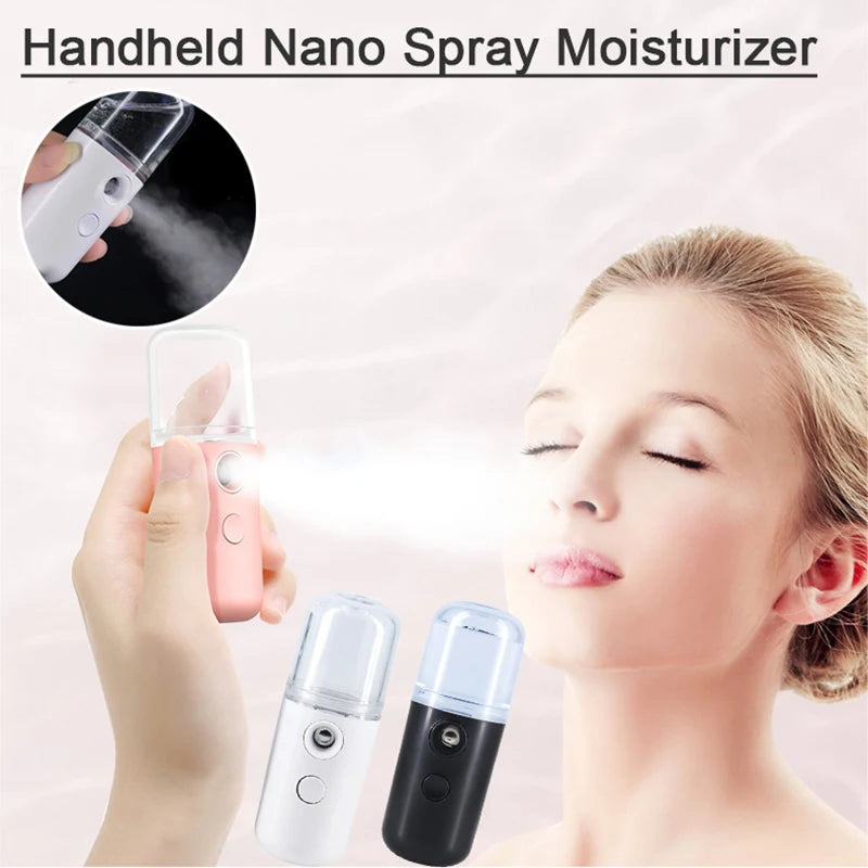 Nano Mist Face Sprayer – Portable USB Facial Humidifier