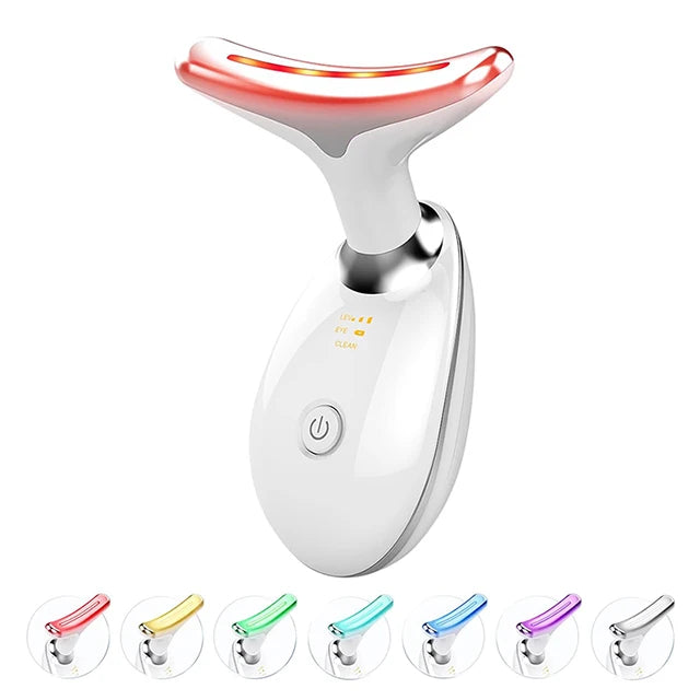 7-Colour LED Neck & Face Lifting Beauty Device