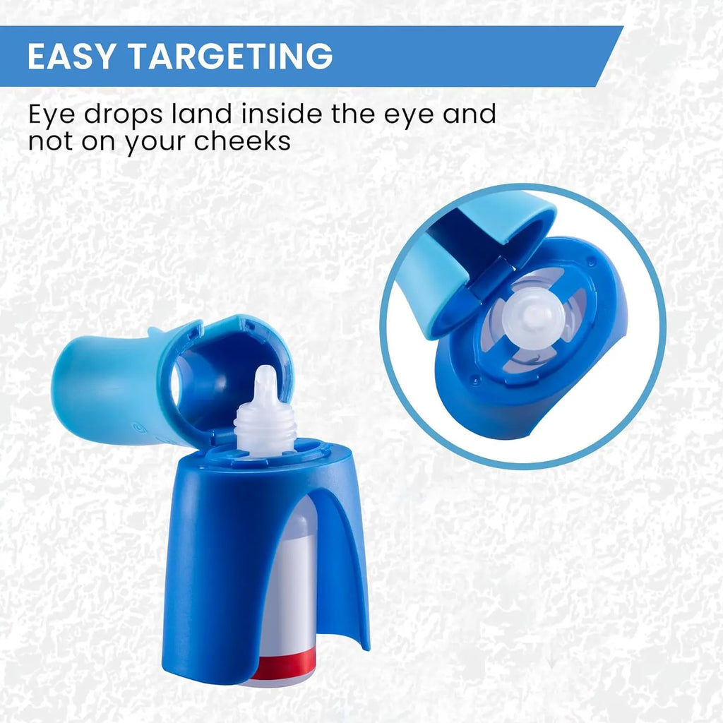 Eye Drop Applicator – No-Mess, No-Touch Eye Drop Guide