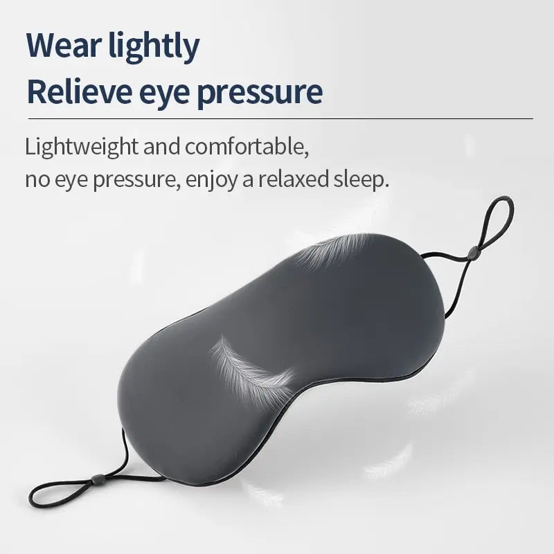 Ice Silk Sleep Mask – Breathable, Adjustable & Light-Blocking
