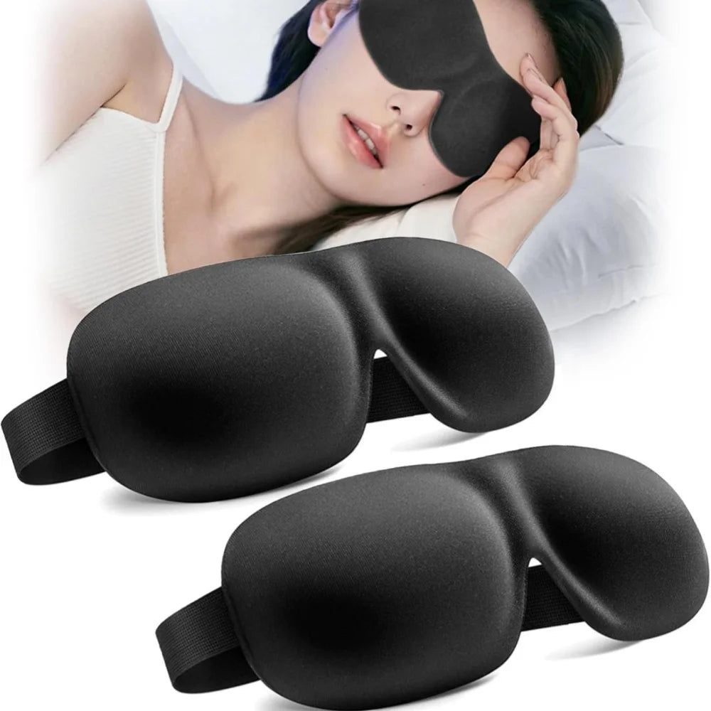 3D Sleep Mask – Total Blackout Eye Mask for Deep Sleep & Travel