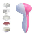 5-in-1 Electric Face Cleansing Brush Set – Complete Skincare Tool UK
