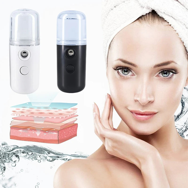 Nano Mist Face Sprayer – Portable USB Facial Humidifier