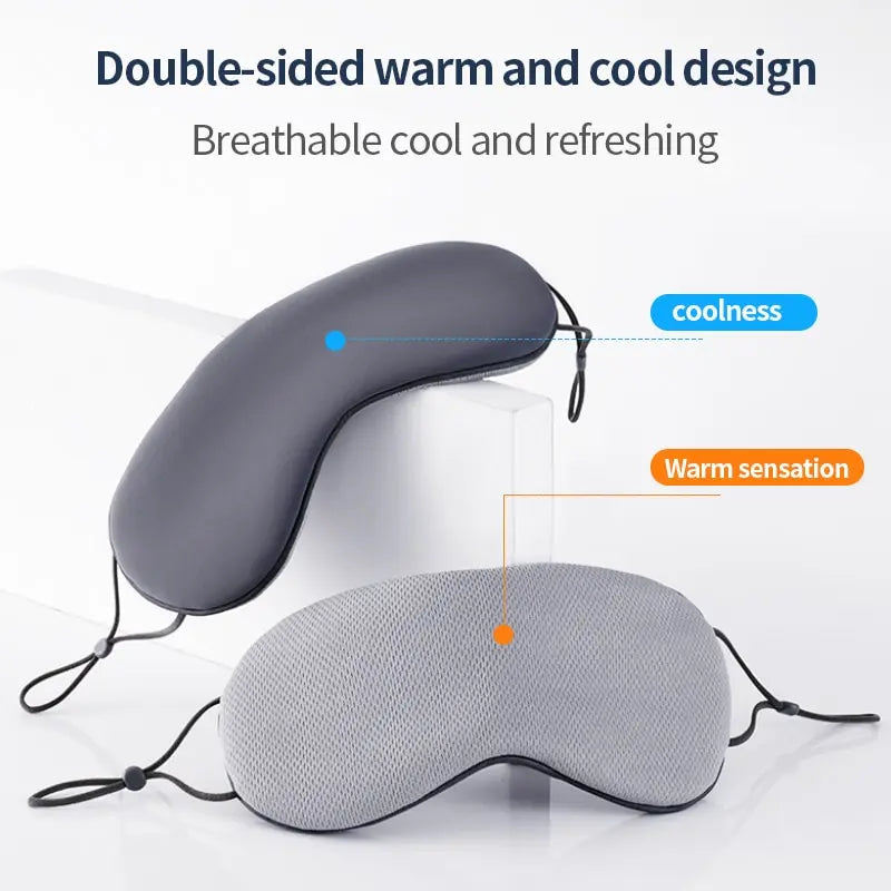 Ice Silk Sleep Mask – Breathable, Adjustable & Light-Blocking