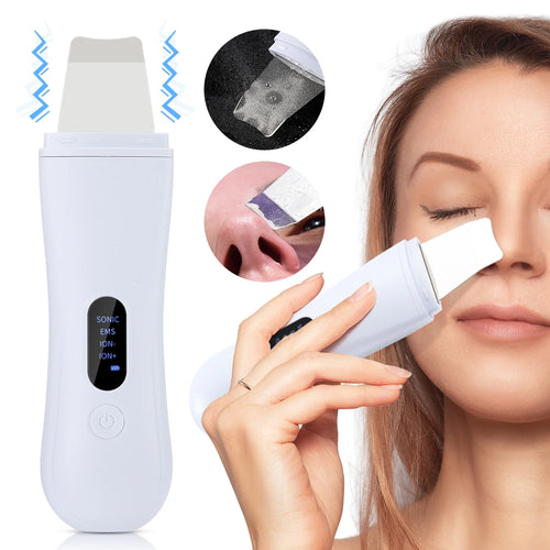 4-Mode Ultrasonic Skin Spatula & Facial Lifting Device – Anti-Ageing Tool UK